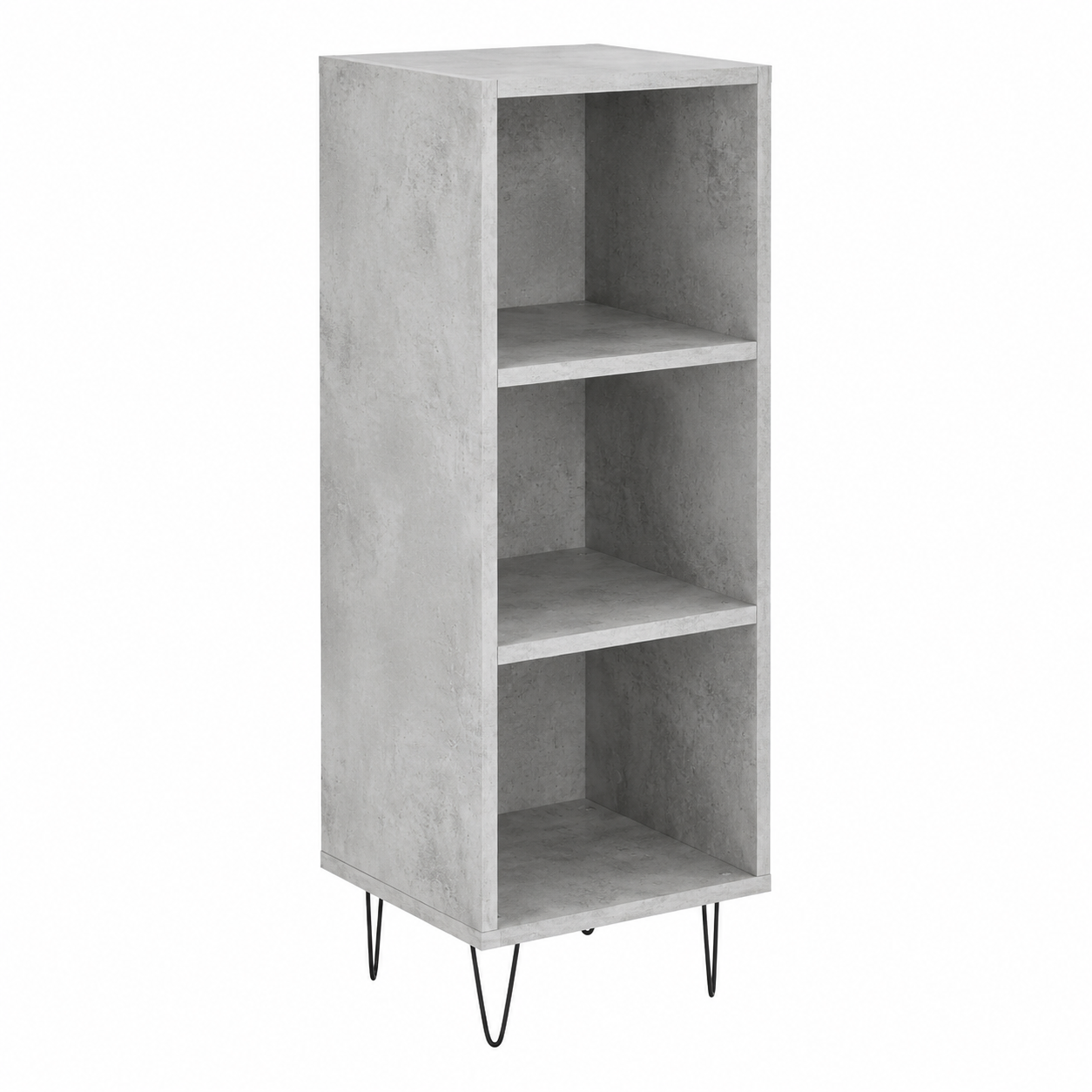 Buffet moderne gris béton en bois d'ingénierie 90 cm