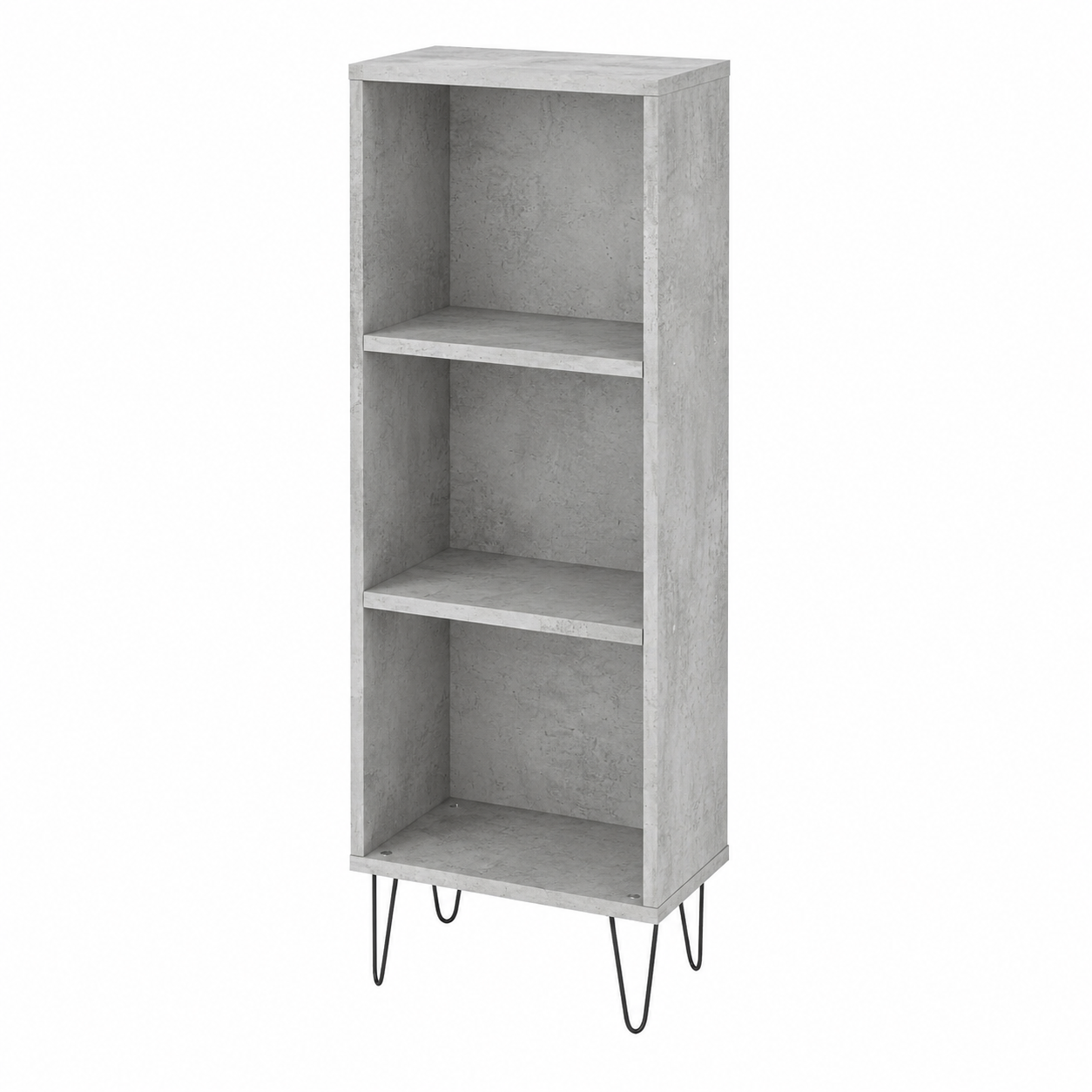 Buffet moderne gris béton en bois d'ingénierie 90 cm