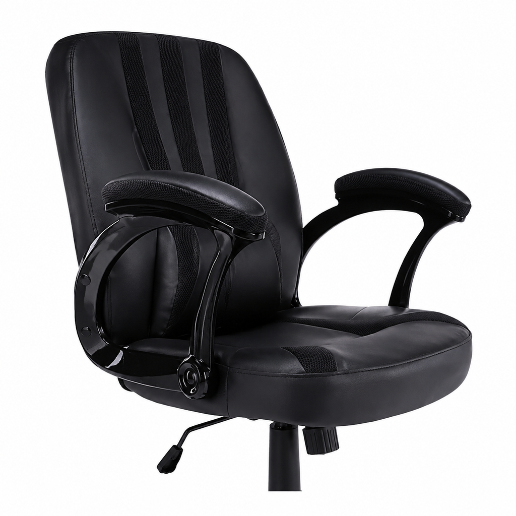 Chaise ergonomique de bureau noir confortable