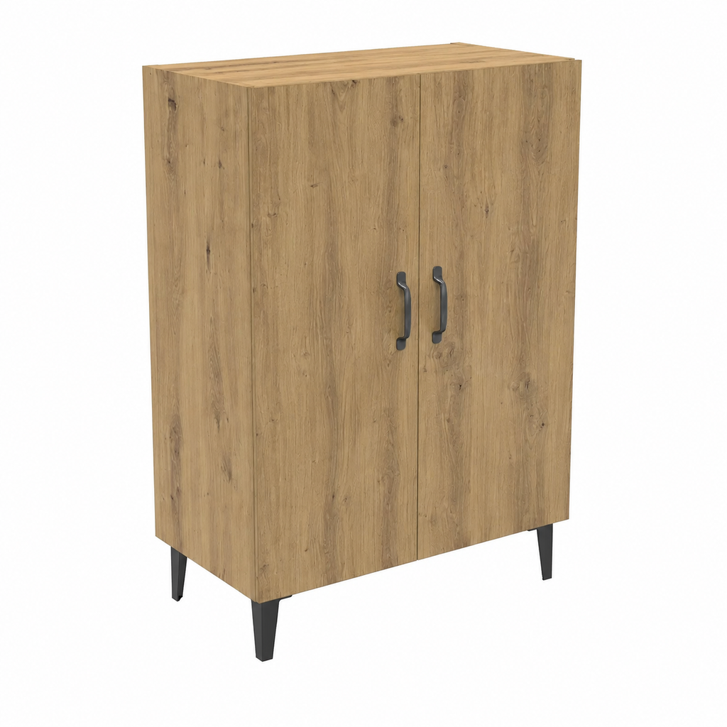 Buffet en bois avec armoire murale